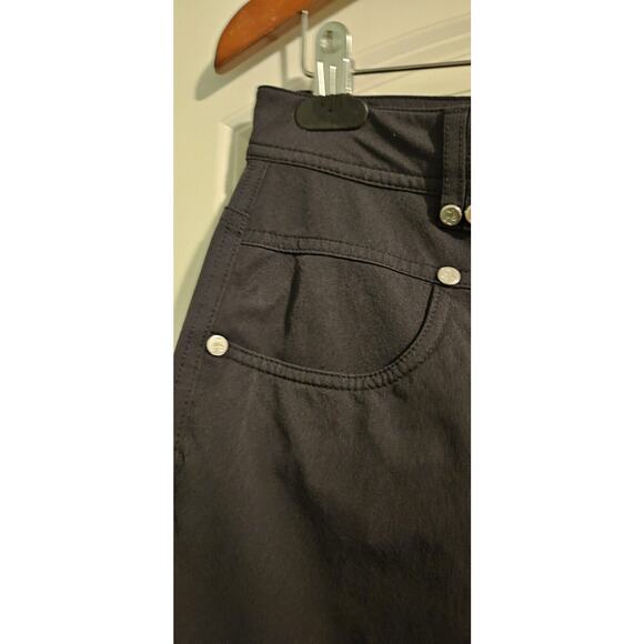 Green Lamb Golf Skort Size 10 Pockets Logo Zip Button Closure Mesh Lining - Picture 5 of 10